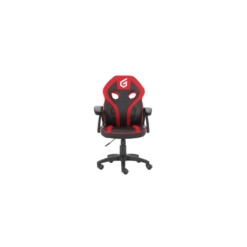 Silla Gamer Junior Conceptronic Eyota06r Color Negro Detalles En Rojo Recubrimiento Pu De Alta Calidaddiseño Ergonomico