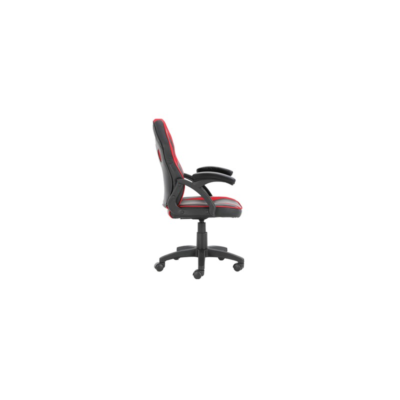 Silla Gamer Junior Conceptronic Eyota06r Color Negro Detalles En Rojo Recubrimiento Pu De Alta Calidaddiseño Ergonomico