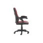 Silla Gamer Junior Conceptronic Eyota06r Color Negro Detalles En Rojo Recubrimiento Pu De Alta Calidaddiseño Ergonomico
