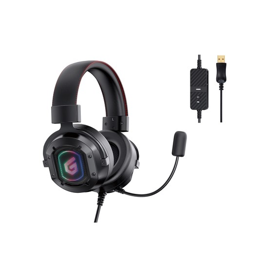 Headset Usb Gaming 7.1 Athan02b Rgb Compatible Pc, Ps3, Ps4 Conceptronic