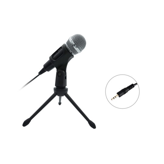 Microfono Sobremesa Equip Life Onmidireccional Jack 3.5" Cancelacion Ruido Boton Mute