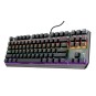 Teclado Mecanico Trust Gaming Gxt 834 Callaz 24407 Tkl Juego 20 Modos De Color Rgb