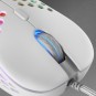 Mouse Mars Gaming Rgb Mm55w Dise¾o Hive White 12800dpi A825pro Switch Huano Superficie Perforada Ilu