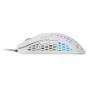 Mouse Mars Gaming Rgb Mm55w Dise¾o Hive White 12800dpi A825pro Switch Huano Superficie Perforada Ilu