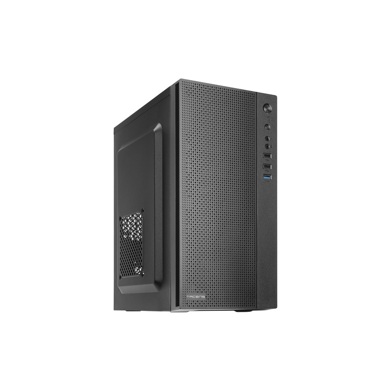 Caja Microatx Tacens Anima Ac5 Usb3.0 Usb2.0 Frontal Mesh Black Con Fuente De Alimentacion 500w Apiii500si 85% De Eficiencia
