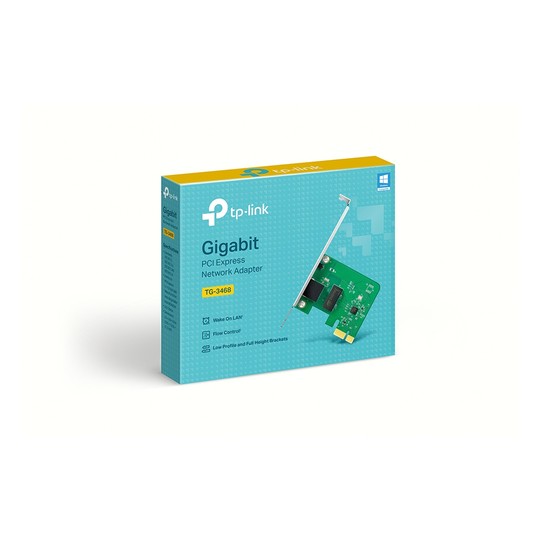 Tarjeta De Red Pcie Giga Tp-link Tg-3468 Realtek Rtl8168b Incluye Doble Bracket