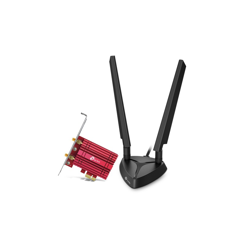 Pci Express Wifi 6e Dualband Y Bluetooth 5.2 Tp-link Archer Txe75e Wifi 6 Axe5400 Bluetooth 5.2 Base Con Antenas Magneticas