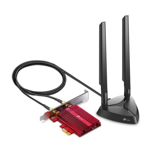 Pci Express Wifi 6e Dualband Y Bluetooth 5.2 Tp-link Archer Txe75e Wifi 6 Axe5400 Bluetooth 5.2 Base Con Antenas Magneticas