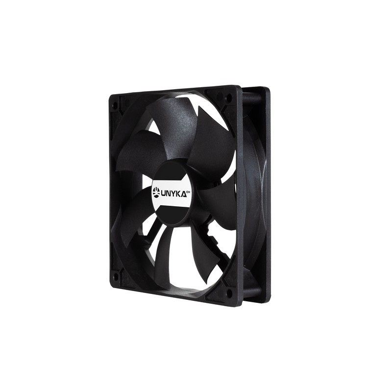 Ventilador Interno Unyka 120mm Doble Bola Connector 4 Pines Con Control De Temperatura