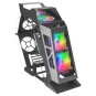 Caja Microatx Gaming Mars Gaming Mc61 Black Diseño Premium Controladora Argb Con Mando 4 Ventiladores De 120 Rgb Sin Fuente