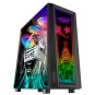Caja Atx Semitorre Gaming Mars Gaming Mc-art Black Lateral Y Frontal Personalizable Con Iluminacion