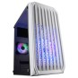 Caja Microatx Gaming Mars Gaming Mc-s2 White Frontal Con Ventilador Frgb Ventana Lateral Sin Fuente De Alimentacion