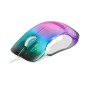 Mouse Mars Gaming Rgb Mmgloww White 12800dpi Iluminacion Total Chroma-glow Con Cuerpo Acabado En Espejo Switches Mecanicos Huano