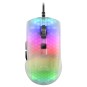 Mouse Mars Gaming Rgb Mmr Translucido White 12800dpi Ultra Ligero 58g Iluminacion Rgb Switches Mecanicos Huano Programables
