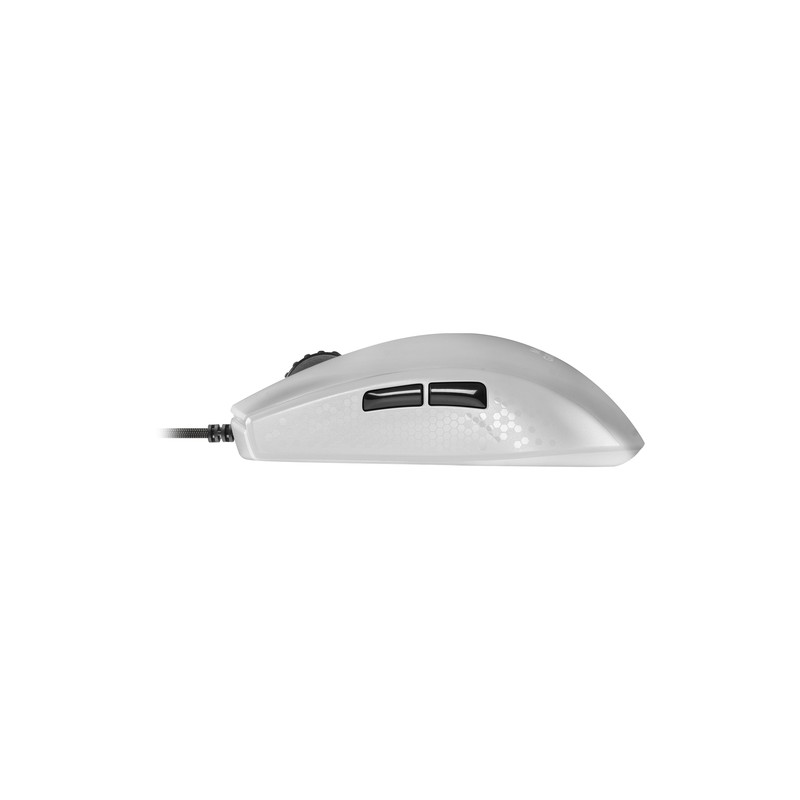 Mouse Mars Gaming Rgb Mmr Translucido White 12800dpi Ultra Ligero 58g Iluminacion Rgb Switches Mecanicos Huano Programables