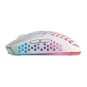 Mouse Mars Gaming Wireless Rgb Mmw3 White Usb 2.4g Bateria Recargable 3200dpi Ultraligero Hive Iluminacion Rgb Flow