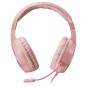 Headset Mars Gaming Mh122 Pink Ultra Ligeros 184g Drivers De Neodimo 50mm Microfono Flexible Jack 3.