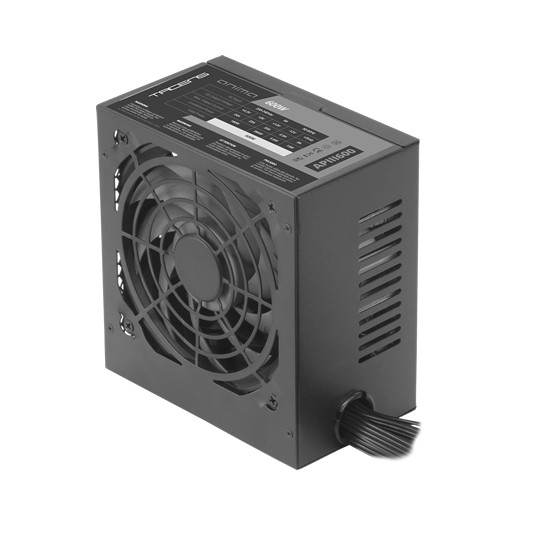 Fuente De Alimentacion Tacens Anima Apiii600 Atx Eco 600w 85% Eficiencia Energetica 14db 12cm Fan Haswell Ready Lacada En Negro