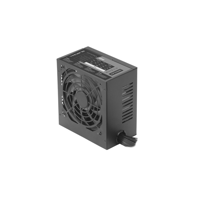 Fuente De Alimentacion Tacens Anima Apiii600 Atx Eco 600w 85% Eficiencia Energetica 14db 12cm Fan Haswell Ready Lacada En Negro