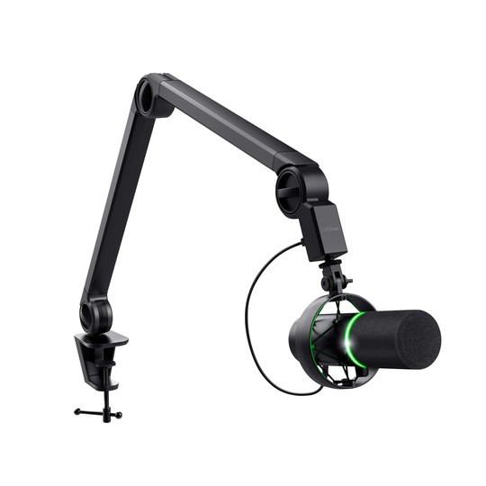 Microfono Trust Gaming Gxt 255+ Onyx Microfono Y Brazo Usb 180cm 24354