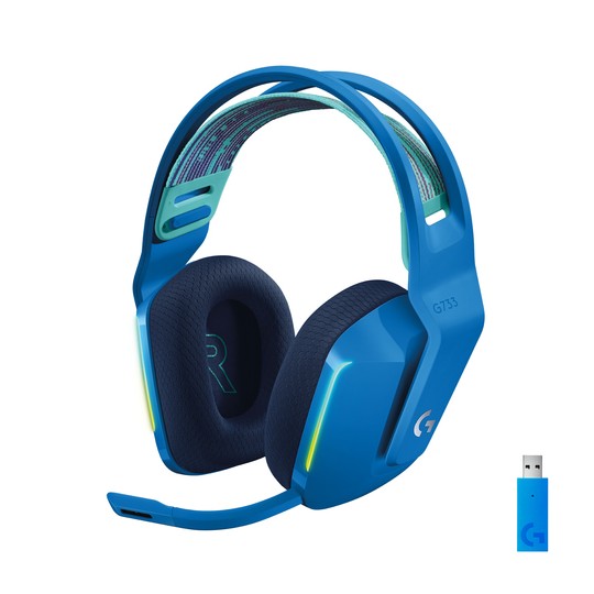 Headset Logitech Gaming G733 Wireless Lightspeed Rgb Color Azul P/n:981-000943