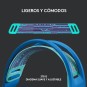 Headset Logitech Gaming G733 Wireless Lightspeed Rgb Color Azul P/n:981-000943