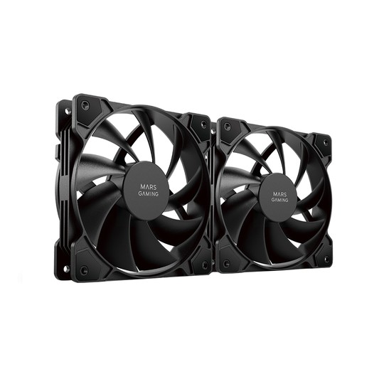 Kit 2xventilador Interno Mars Gaming Mf-prox2 Black Ultra Silenciosos Fdb Bearing Antivibración