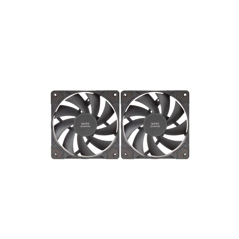 Kit 2xventilador Interno Mars Gaming Mf-prox2 Black Ultra Silenciosos Fdb Bearing Antivibración