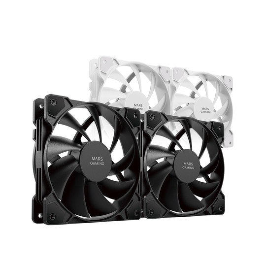 Kit 2xventilador Interno Mars Gaming Mf-prox2 Black Ultra Silenciosos Fdb Bearing Antivibración