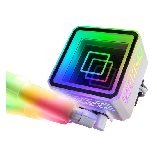 Sistema De Refrigeracion Liquida Mars Gaming Ml-ultra240 White 2x12cm Iluminacion Argb (adressable)