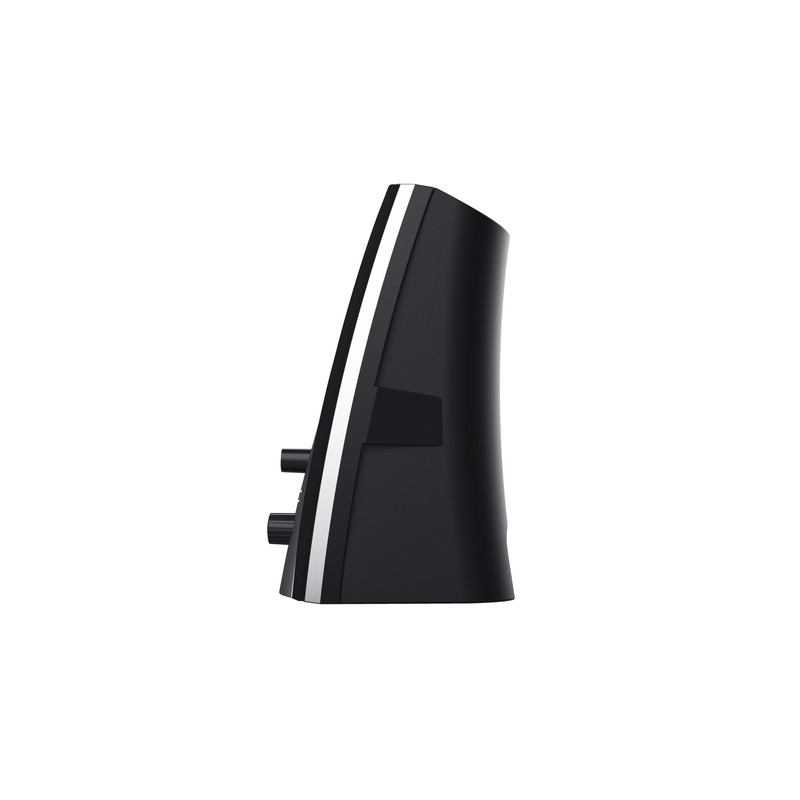 Altavoces 2.0 Trust 2.0 Basics 5w Rms 10w Max Autoalimentado Usb Conexion Frontal Auriculares Negro 24660