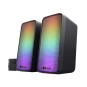 Altavoces 2.0 Trust 2.0 Wezz Rgb 6w Rms 12w Max Usb Color Negro 24587