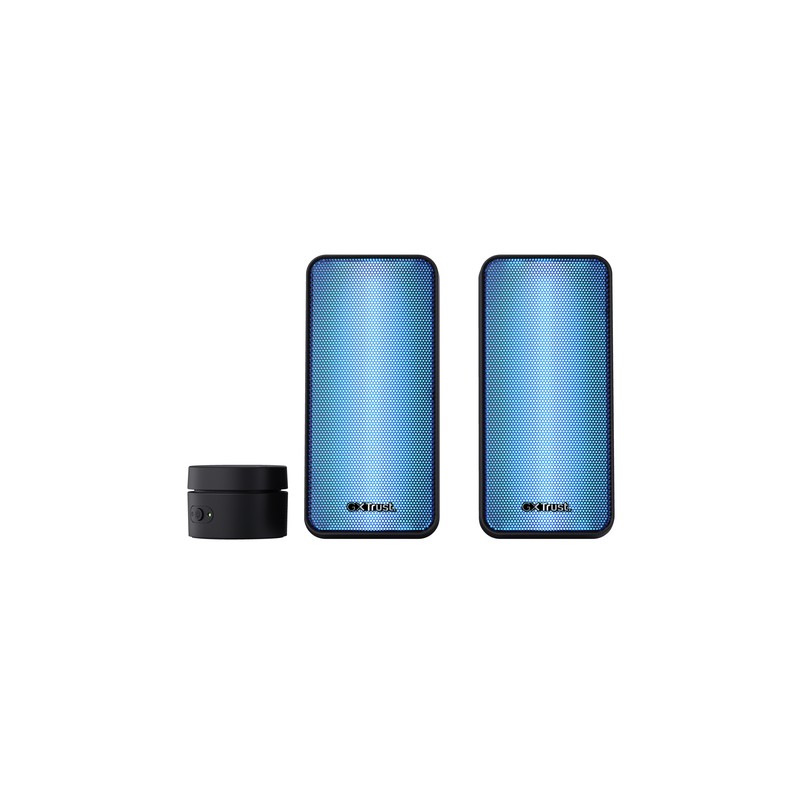 Altavoces 2.0 Trust 2.0 Wezz Rgb 6w Rms 12w Max Usb Color Negro 24587
