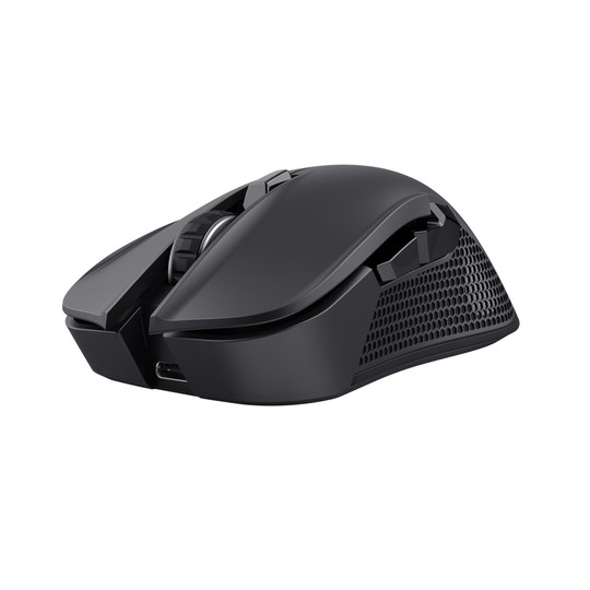 Mouse Trust Gaming Wireless Rgb Gxt 923w Ybar Rgb 7200dpi 6 Botones Recargable 50h Color Negro 24888
