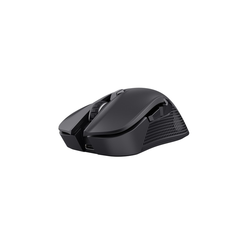 Mouse Trust Gaming Wireless Rgb Gxt 923w Ybar Rgb 7200dpi 6 Botones Recargable 50h Color Negro 24888