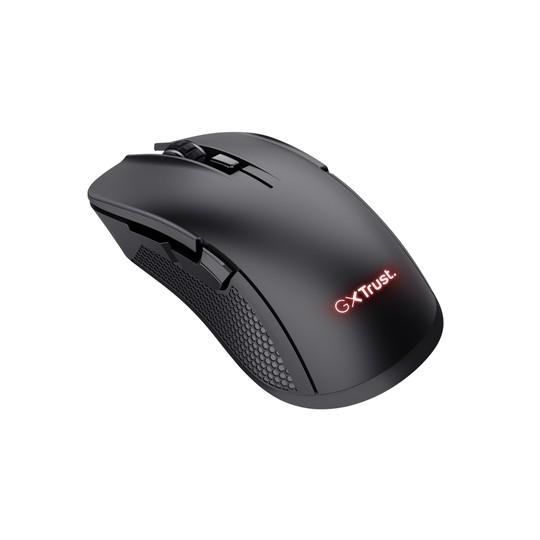 Mouse Trust Gaming Wireless Rgb Gxt 923w Ybar Rgb 7200dpi 6 Botones Recargable 50h Color Negro 24888