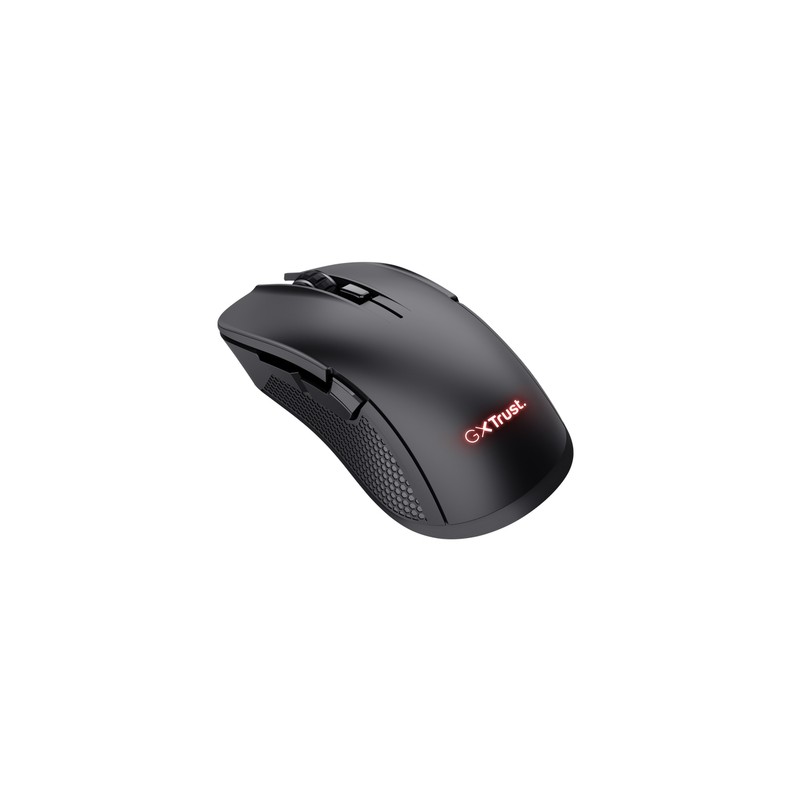 Mouse Trust Gaming Wireless Rgb Gxt 923w Ybar Rgb 7200dpi 6 Botones Recargable 50h Color Negro 24888