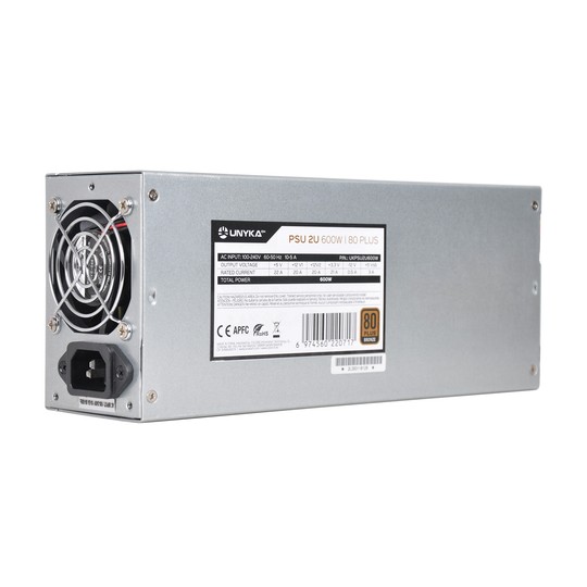 Fuente De Alimientacion Para Servidor Unykach Pro Flex 2u 600w 80plus Bronze Apfc