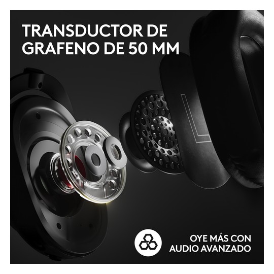 Headset Logitech Wireless Gaming Pro X 2 Lightspeed Black P/n: 981-001263