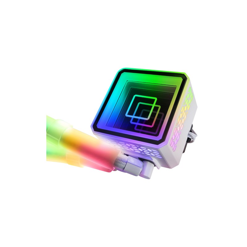 Sistema De Refrigeracion Liquida Mars Gaming Ml-ultra360 White 3x12cm Iluminacion Argb (adressable)