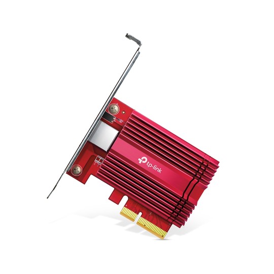 Tarjeta De Red Pcie 10gigabit Tp-link Tx401 Incluye Soporte Estandar Y De Perfil Bajo