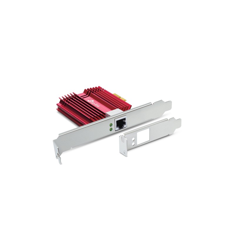 Tarjeta De Red Pcie 10gigabit Tp-link Tx401 Incluye Soporte Estandar Y De Perfil Bajo