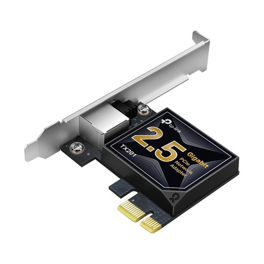 Tarjeta De Red Pcie 2.5gigabit Tp-link Tx201 Incluye Soporte Estandar Y De Perfil Bajo