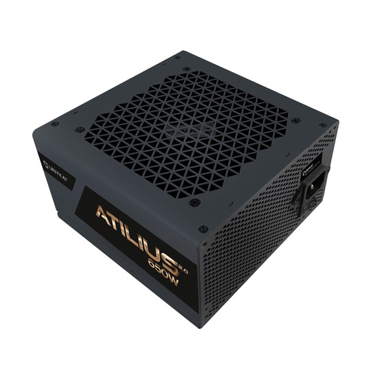 Fuente De Alimentacion Unyka Atilus Atx 650w 80plus Bronze Pfc Activo Ventilador 120mm Ultra Silciosa Sin Caja Retail