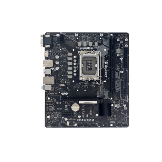 Pb Biostar H610mh D5 M-atx Skt 1700 12.ª/13.ª/14.ª Gen X2ddr5 Hdmi Vga M.2 G-lan Usb3.2