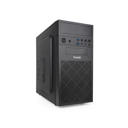 Caja Minitorre Matx Tooq Tqc-4701u3c-b Micro Atx/mini Itx Negra Frontal 2xusb3.0 1xusb2.0 Audio Lector De Tarjetas