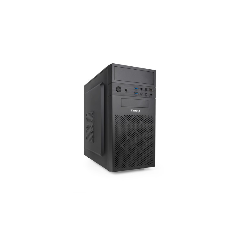 Caja Minitorre Matx Tooq Tqc-4701u3c-b Micro Atx/mini Itx Negra Frontal 2xusb3.0 1xusb2.0 Audio Lector De Tarjetas