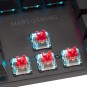 Teclado Mecanico Mars Gaming Mk422 En Italiano Black Switch Marron Pr De 100hz Anti-ghosting Avanzado Iluminacion Rgb