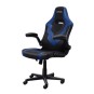 Silla Gamer Trust Gxt 703 Negra/azul 25129 Elevador De Gas Clase 4 Reposabrazos Abatibles Bloqueo De Inclinacion Max. 140kg