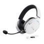 Headset Bluetooth Trust Gaming Fayzo Gxt 491 Blanco 25304 Bt Y Usb 2.4ghz Microfono Desmontable Y Fl